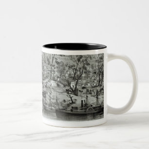 サクラメント都市、カリフォルニア ツートーンマグカップ