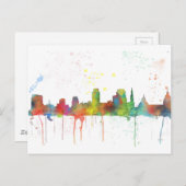 サクラメント、カリフォルニアのスカイライン ポストカード (正面/裏面)