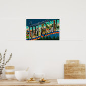 サクラメント、カリフォルニア州ラージレターのシーン ポスター (キッチン)