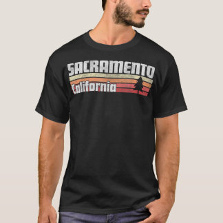 サクラメント カリフォルニア レトロスタイル ヴィンテージ 70年代 80年代 Tシャツ