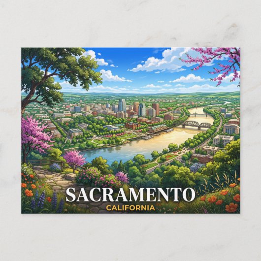 サクラメント カリフォルニア 旅行 ポストカード (正面)
