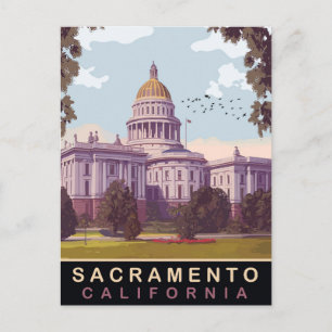 サクラメント, 州都, カリフォルニア, 旅行 ポストカード