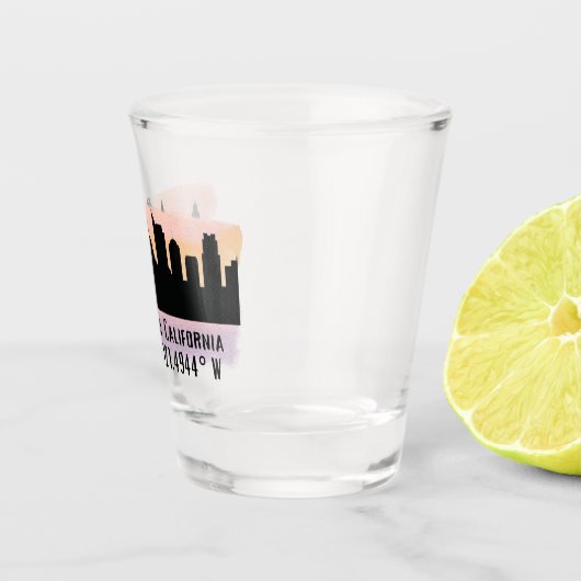 サクラメントCAシティスカイライン ショットグラス (右)