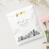 サクラメ結婚ントのパーソナライズされたバッグ フェイバーバッグ (封をした状態)