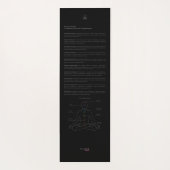 サクラルチャクラスバディシュタナセレニティ ヨガマット (裏面)