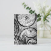 サクレクーラーのレンガの円形パターン ポストカード (スタンド正面)