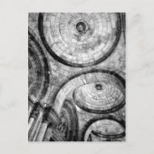 サクレクーラーのレンガの円形パターン ポストカード (正面)