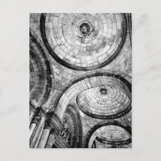 サクレクーラーのレンガの円形パターン ポストカード (正面)