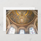 サクレクール大聖堂のモザイク天井 ポストカード (正面/裏面)