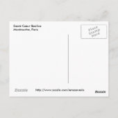 サクレクール大聖堂 ポストカード (裏面)