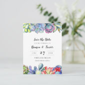 サクレントサクタス水の色日付を保存 ポストカード (スタンド正面)