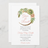 サクレ結婚ント 招待状 (正面/裏面)