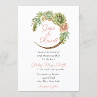 サクレ結婚ント 招待状