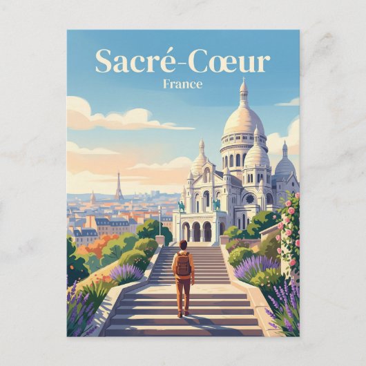 サクレ・クール大聖堂 フランス ポストカード (正面)