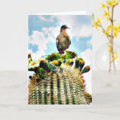 サグアロのちょうどsitting カード (黄色い花)