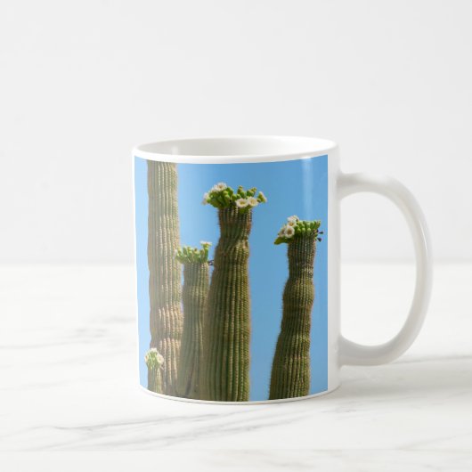 サグアロのサボテンの花 コーヒーマグカップ (右)