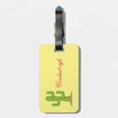 サグアロのサボテンThunder_Cove ラゲッジタグ (裏面縦)