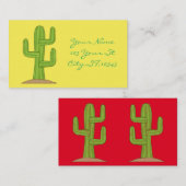 サグアロのサボテンThunder_Cove 名刺 (正面/裏面)