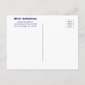 サグアロサクタスウォーターカラーパープルブルーアイアップ 案内ポストカード (裏面)