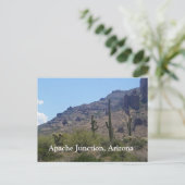 サグアロスと山 ポストカード (スタンド正面)
