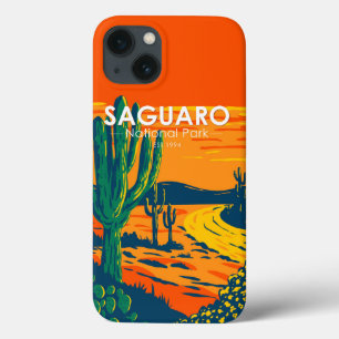 サグアロ国立公園アリゾナヴィンテージ iPhone 13ケース