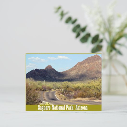 サグアロ国立公園タスコンアリゾナポストカード ポストカード (スタンド正面)