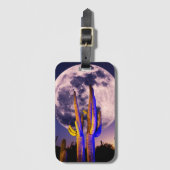 サグアロ·サクタスの満月 ラゲッジタグ (正面縦)