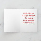 «サグアロ·サクタス·サンタさんから州、メリークリスマス シーズンカード (内部)