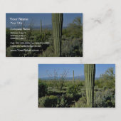 サグアロ·サクティ、オコティヨの花を咲かせる 名刺 (正面/裏面)