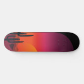 サグアーロカクタスソノラン砂漠サンライズサンセットシーン スケートボード (横)