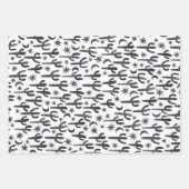 サグアーロカクタス砂漠の水の色自然植物学 ラッピングペーパーシート (正面2)