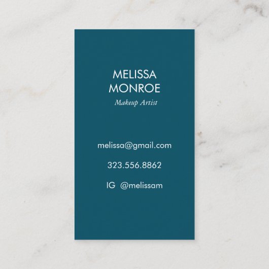 サグアーロサボスムーンスターパターンエレガントイニシャル 名刺 (裏面)