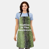 サグアーロサボツフォトデザートサウスウェスト料理 エプロン (着用した状態)