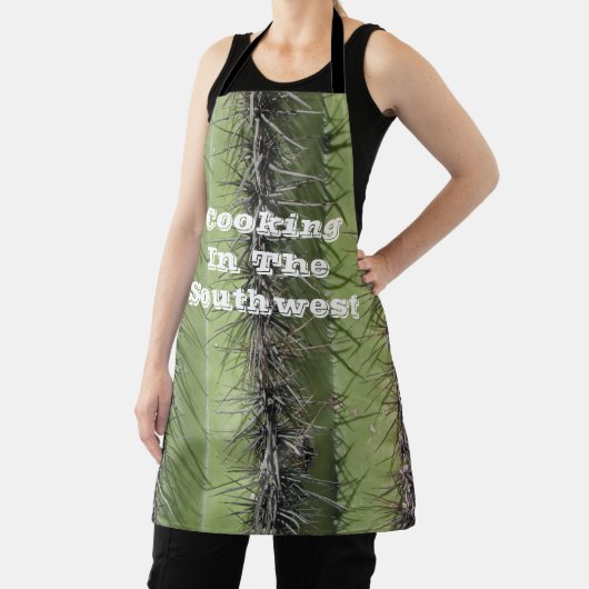 サグアーロサボツフォトデザートサウスウェスト料理 エプロン (インサイチュ)