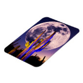 サグアーロサボテンの満月 マグネット (左側)