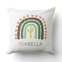 サグアーロサボテン名オレンジグリーンモダンデザートアート