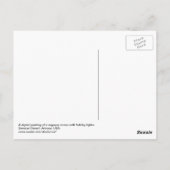 サグアーロサボテン（クリスマスライト） ポストカード (裏面)