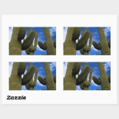 サグアーロサボトリオ/ブルースカイ&クラウド/アリゾナ 長方形シール (シート)