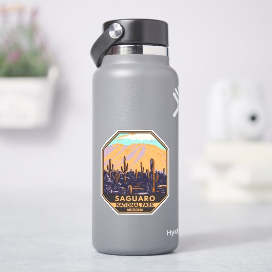 サグアーロナショナルパークアリゾナワソンピークヴィンテージ シール (HydroFlask)