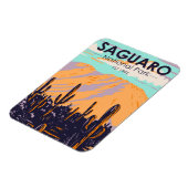 サグアーロナショナルパークアリゾナワソンピークヴィンテージ マグネット (左側)