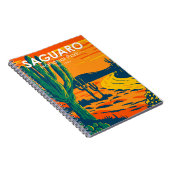 サグアーロナショナルパークアリゾナヴィンテージ ノートブック (右側)