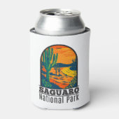 サグアーロナショナルパークアリゾナヴィンテージ 缶クーラー (缶正面)