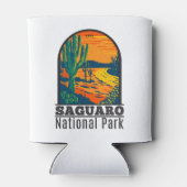 サグアーロナショナルパークアリゾナヴィンテージ 缶クーラー (裏面)