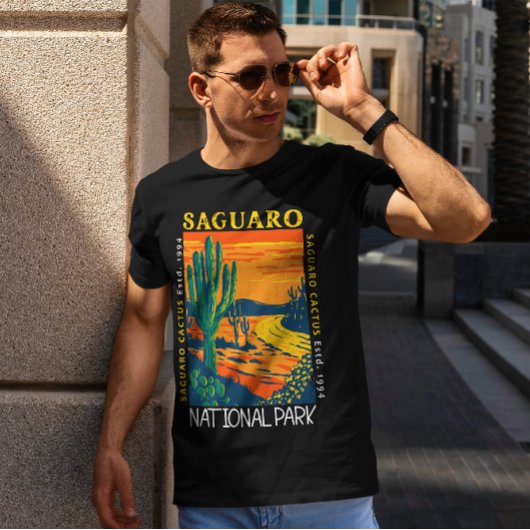 サグアーロナショナルパークアリゾナ動揺してヴィンテージ Tシャツ