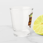 サグアーロナショナルパークイラストレーションレトロ ショットグラス (左)