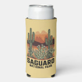 サグアーロナショナルパークサボテン スリム缶クーラー (Seltzer正面)