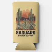 サグアーロナショナルパークサボテン スリム缶クーラー (裏面)