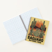 サグアーロナショナルパークサボテン ノートブック (内部)