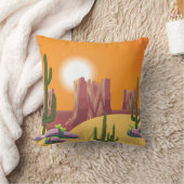 サグアーロ国立公園お土産サボテンアリゾナ クッション (ブランケット)