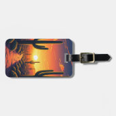 サグアーロ国立公園のサクティ土産 ラゲッジタグ (正面横)